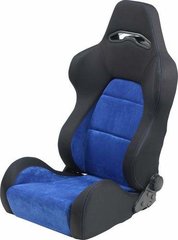 Asiento deportivo Baquet Eco Soft negro/azul